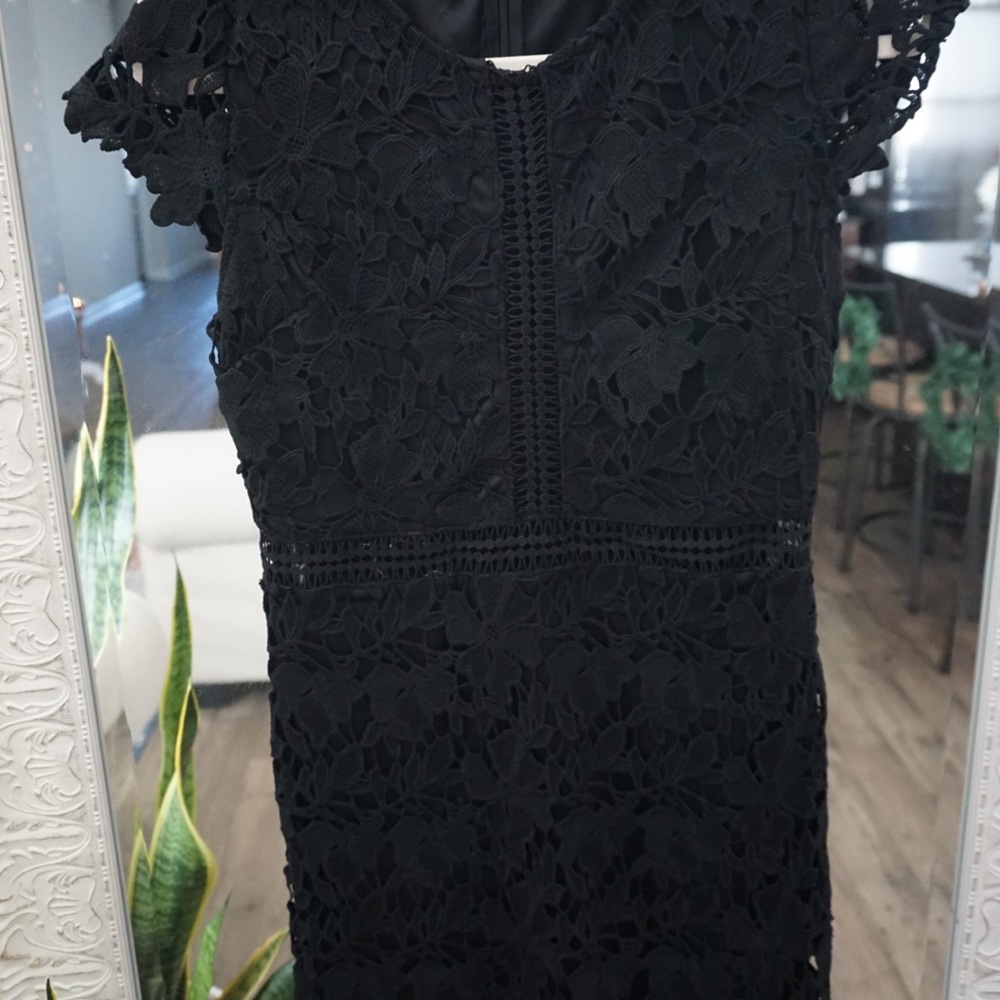 Black dress with detailing